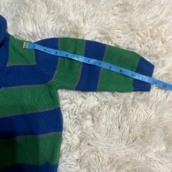 First Impressions Blue Green Toddler Knit Sweater Size 24M - Picture 6 of 8